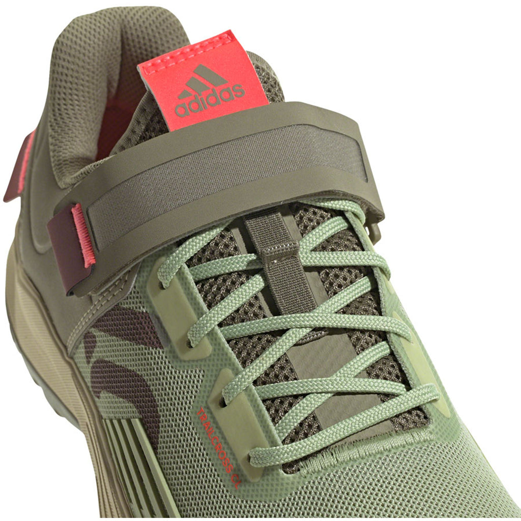 Trailcross Mountain Clipless Shoes - Women's, Quiet Crimson/Orbit Green/Turbo
