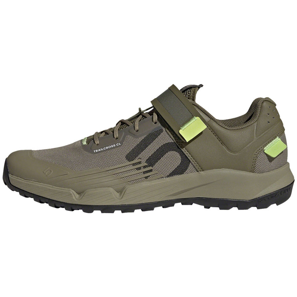 Trailcross Mountain Clipless Shoes - Men's, Orbit Green/Carbon/Pulse Lime