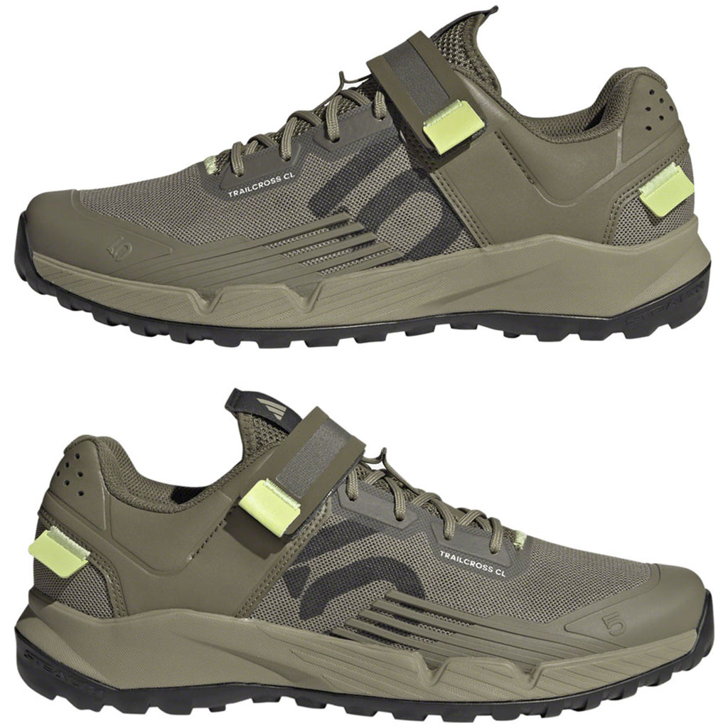 Trailcross Mountain Clipless Shoes - Men's, Orbit Green/Carbon/Core Black