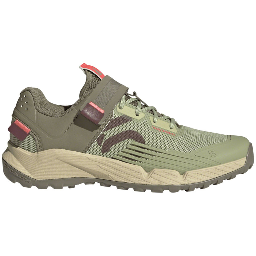 Trailcross Mountain Clipless Shoes - Women's, Magic Lime/Quiet Crimson/Orbit Green