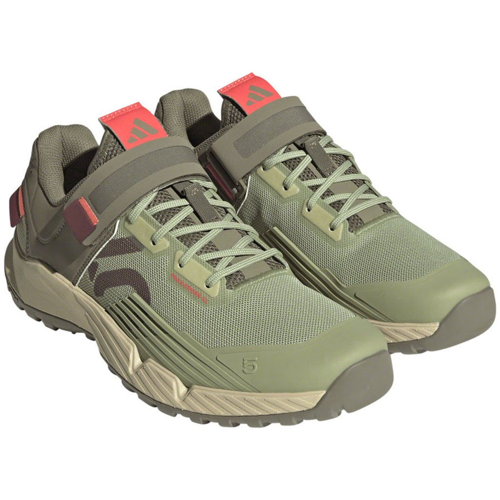 Trailcross Mountain Clipless Shoes - Women's, Magic Lime/Quiet Crimson/Orbit Green