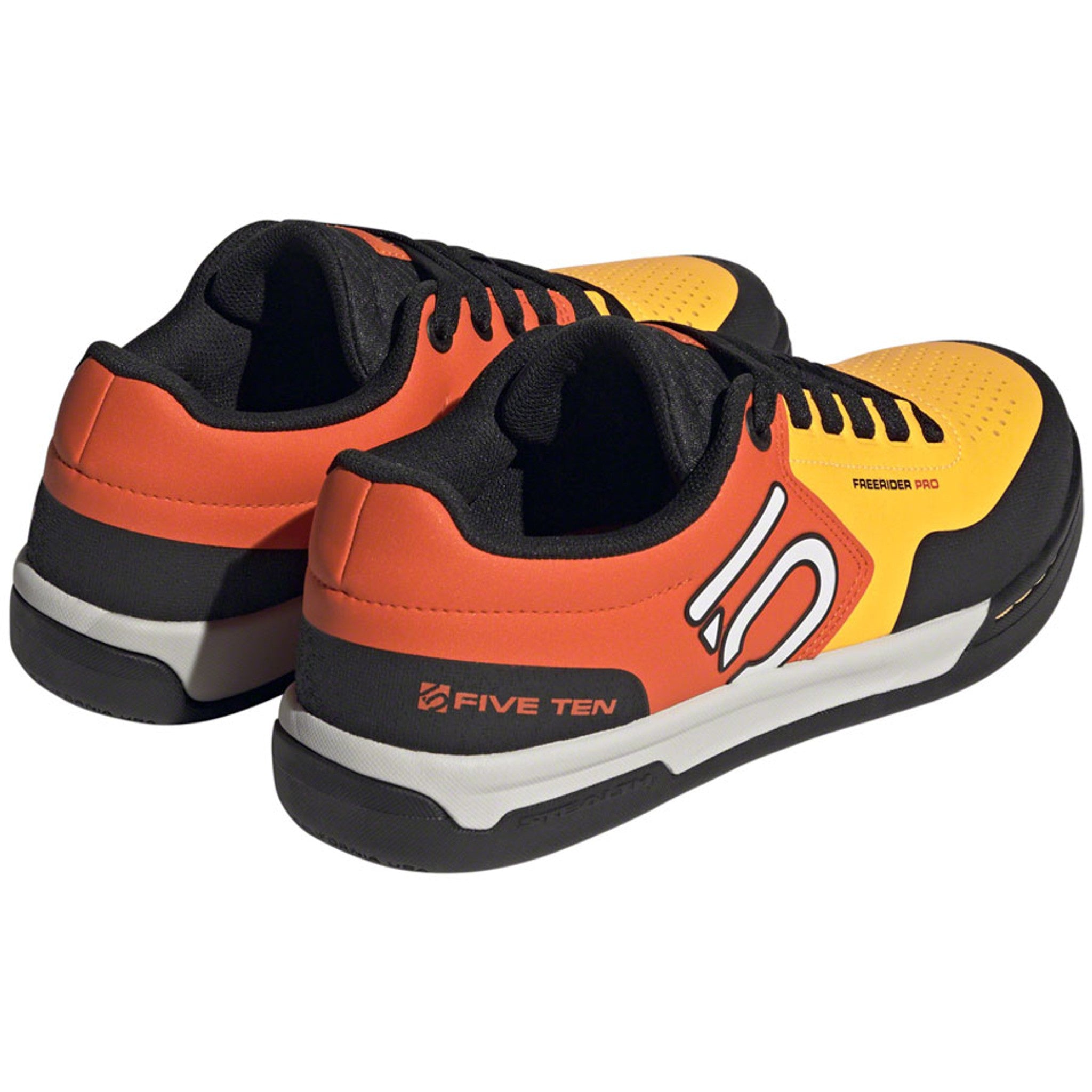 Freerider Pro Flat Shoes - Men's, Solar Gold/Ftwr White/Impact Orange