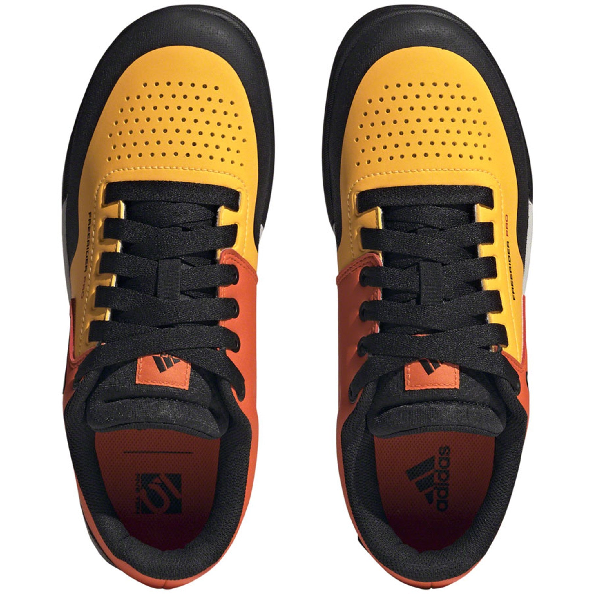 Freerider Pro Flat Shoes - Men's, Solar Gold/Ftwr White/Impact Orange