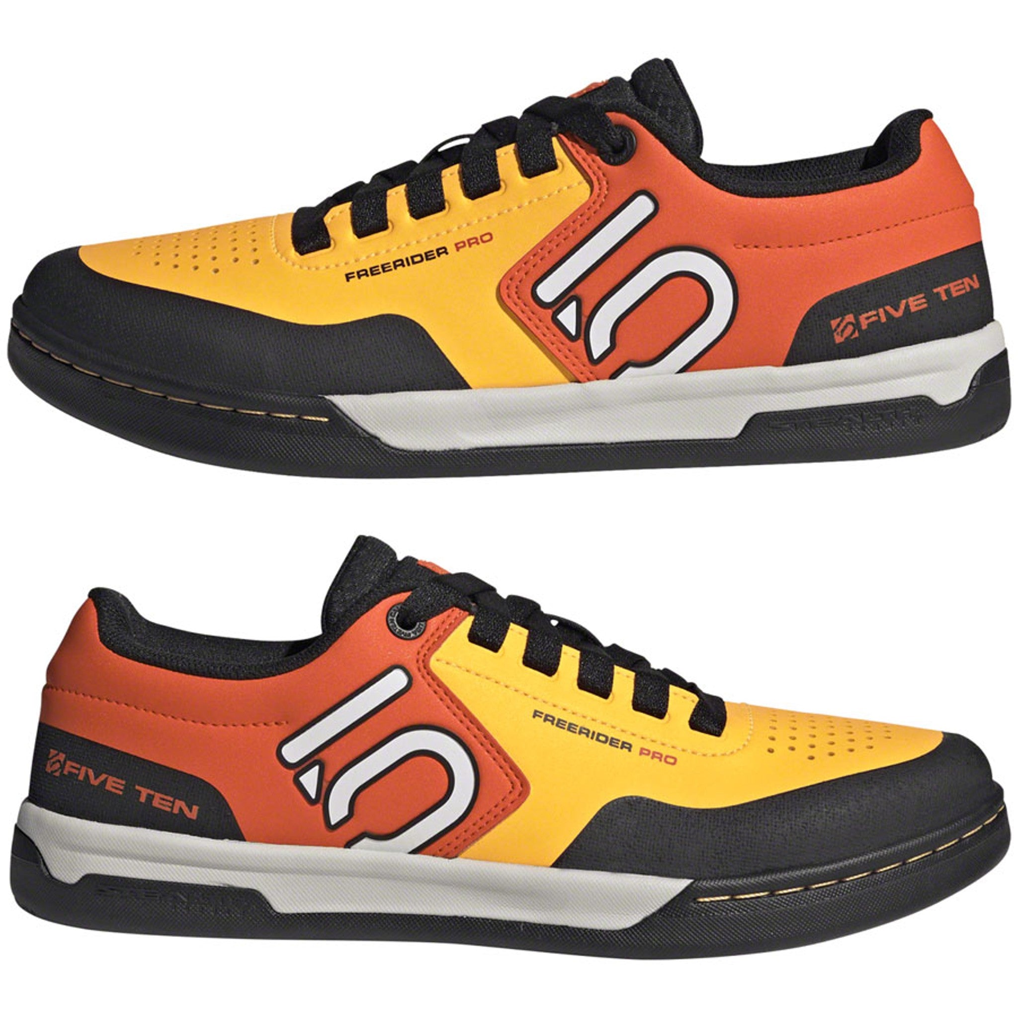 Freerider Pro Flat Shoes - Men's, Solar Gold/Ftwr White/Impact Orange