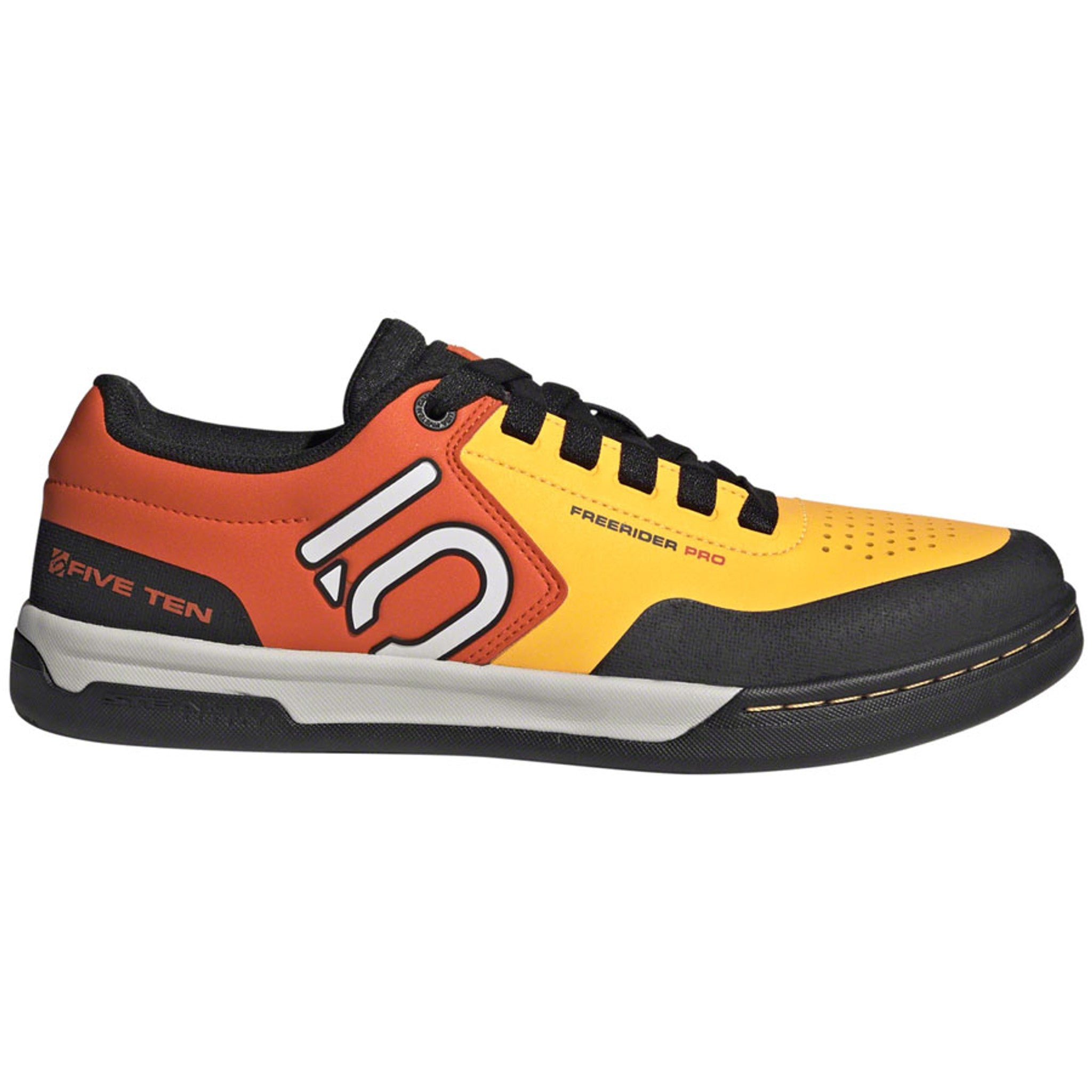 Freerider Pro Flat Shoes - Men's, Solar Gold/Ftwr White/Impact Orange
