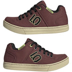 Freerider Canvas Flat Shoes - Women's, Quiet Crimson/Core Black/Pulse Lime