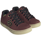 Freerider Canvas Flat Shoes - Women's, Quiet Crimson/Core Black/Pulse Lime