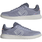 Sleuth DLX Canvas Flat Shoes - Women's, Silver Violet/Ftwr White/Coral Fusion