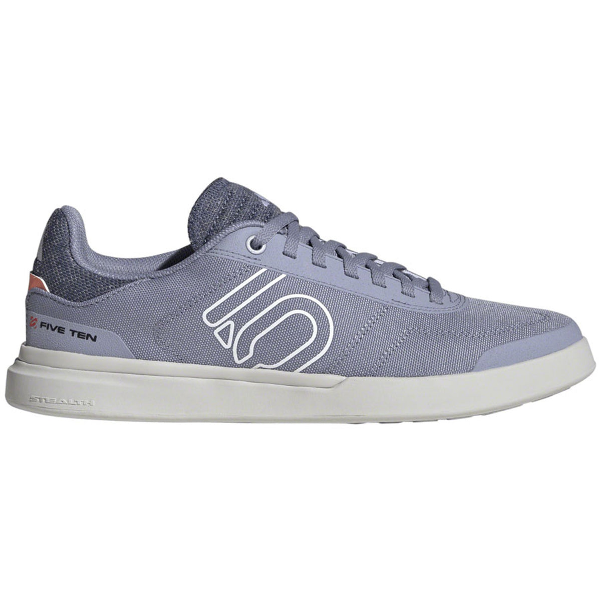 Sleuth DLX Canvas Flat Shoes - Women's, Silver Violet/Ftwr White/Coral Fusion