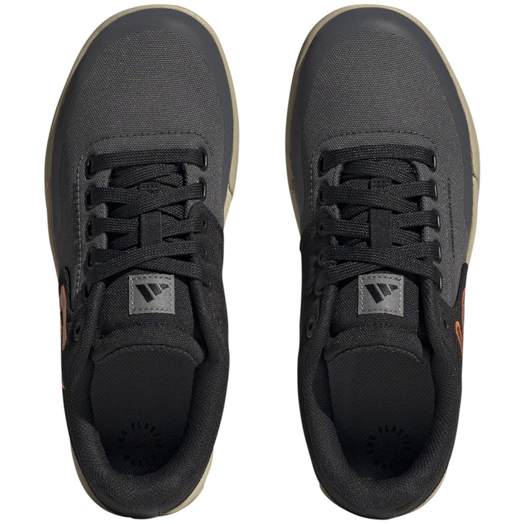 Freerider Pro Canvas Flat Shoes - Women's, Gray Six/Gray Four/Impact Orange
