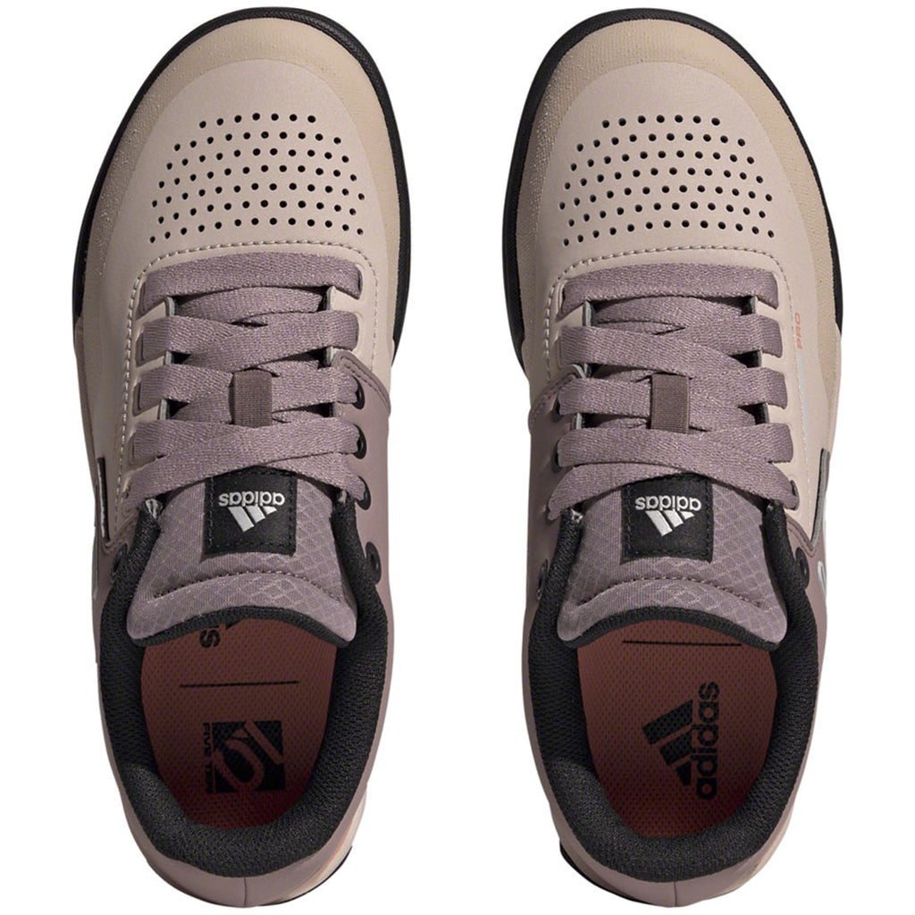 Freerider Pro Flat Shoes - Women's, Wonder Taupe/Gray One/Acid Orange