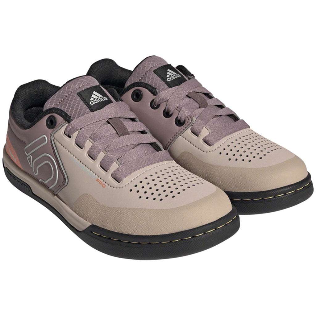 Freerider Pro Flat Shoes - Women's, Wonder Taupe/Gray One/Acid Orange