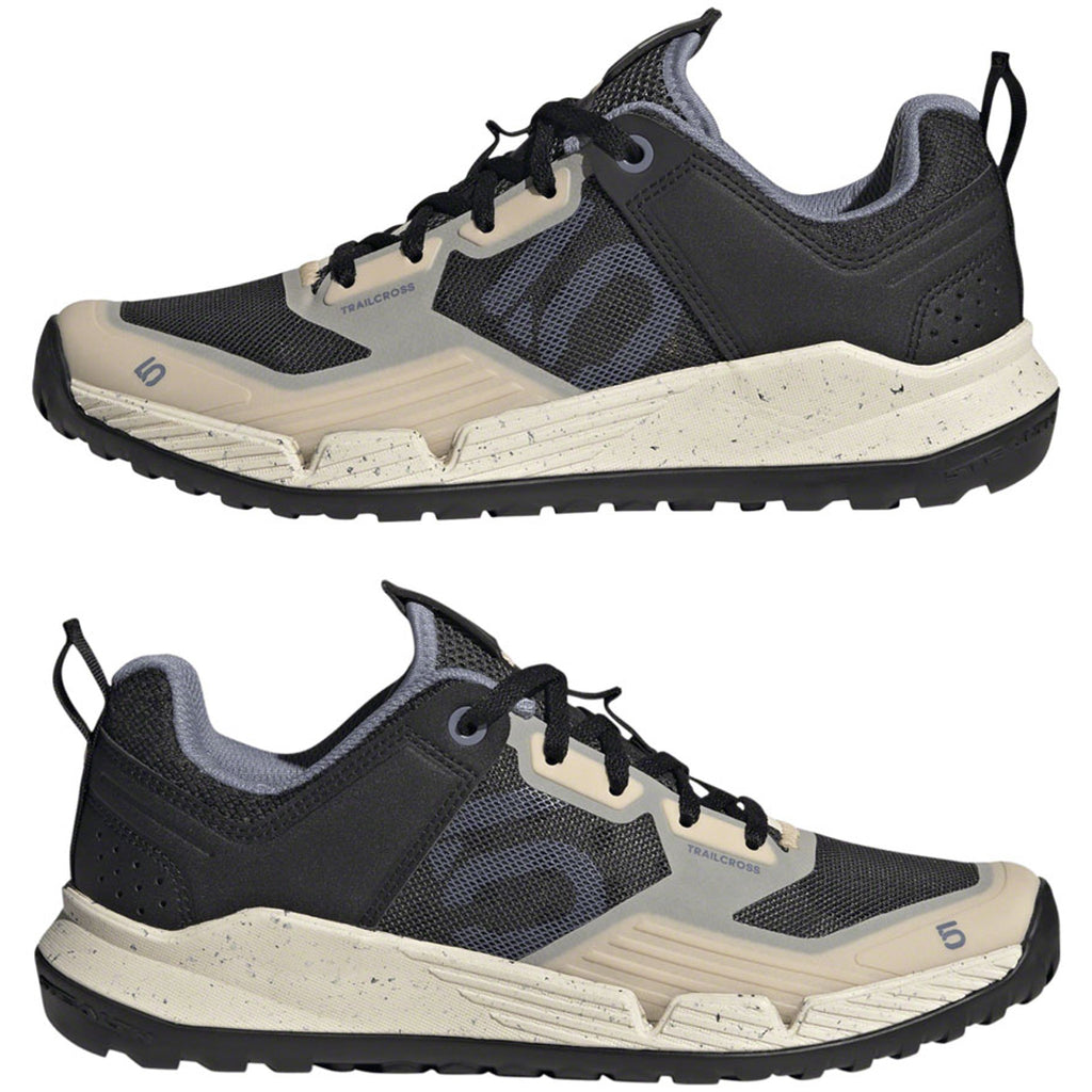 Trailcross XT Flat Shoes - Women's, Gray Six/Silver Violet/Acid Orange