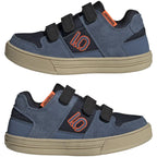 Freerider Kids VCS Flat Shoes - Legend Ink/Wonder Steel/Impact Orange