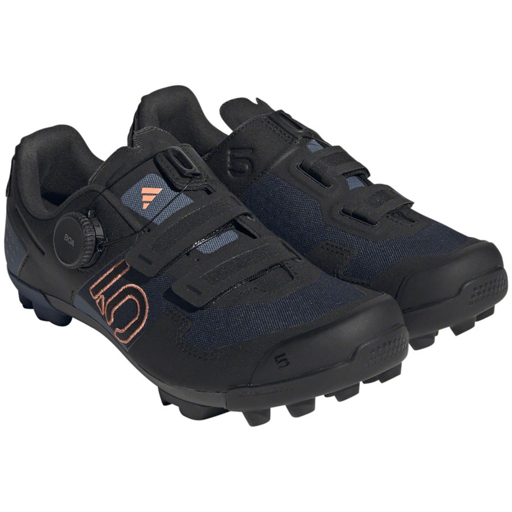 Kestrel BOA Mountain Clipless Shoes - Women's, Legend Ink/Core Black/Coral Fusion