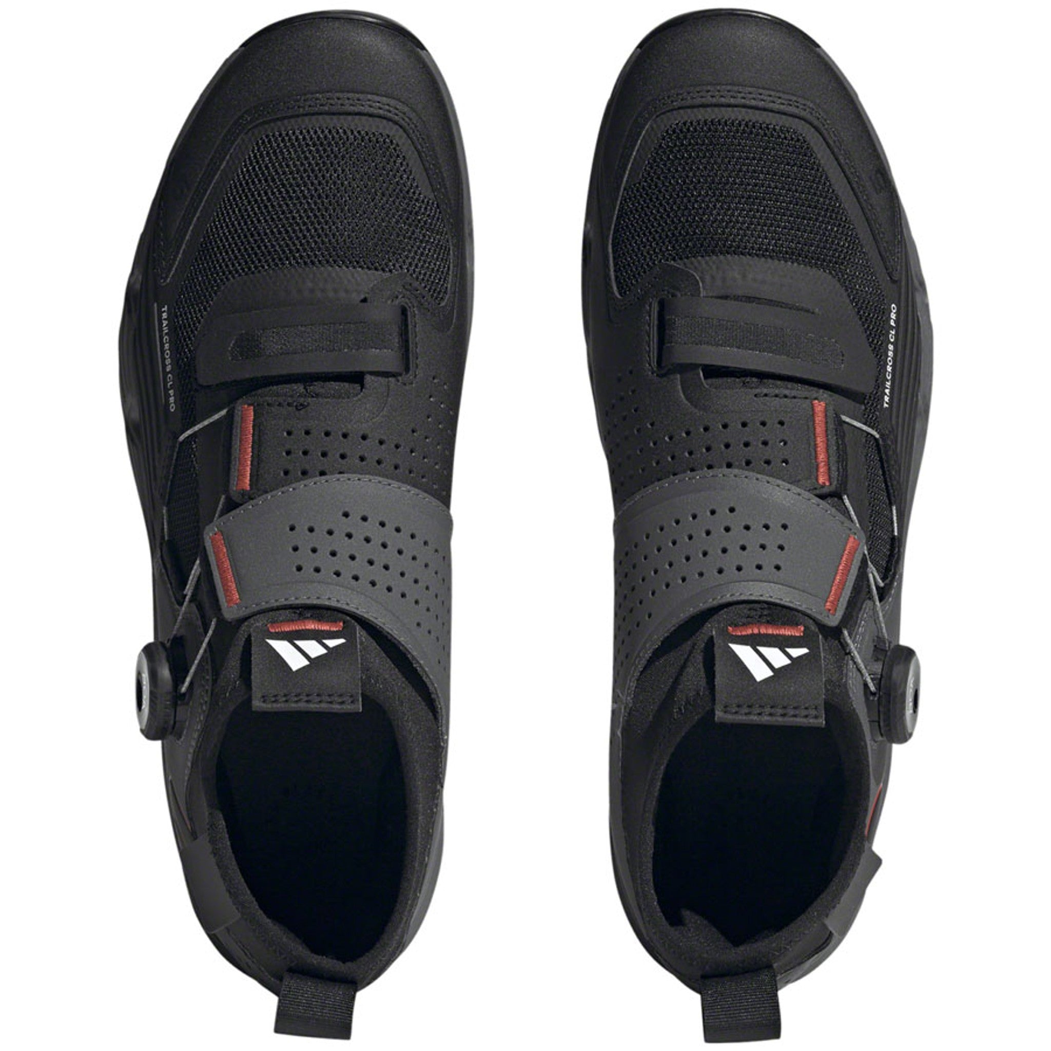 Trailcross Pro Mountain Clipless Shoes - Men's, Gray Five/Core Black/Red