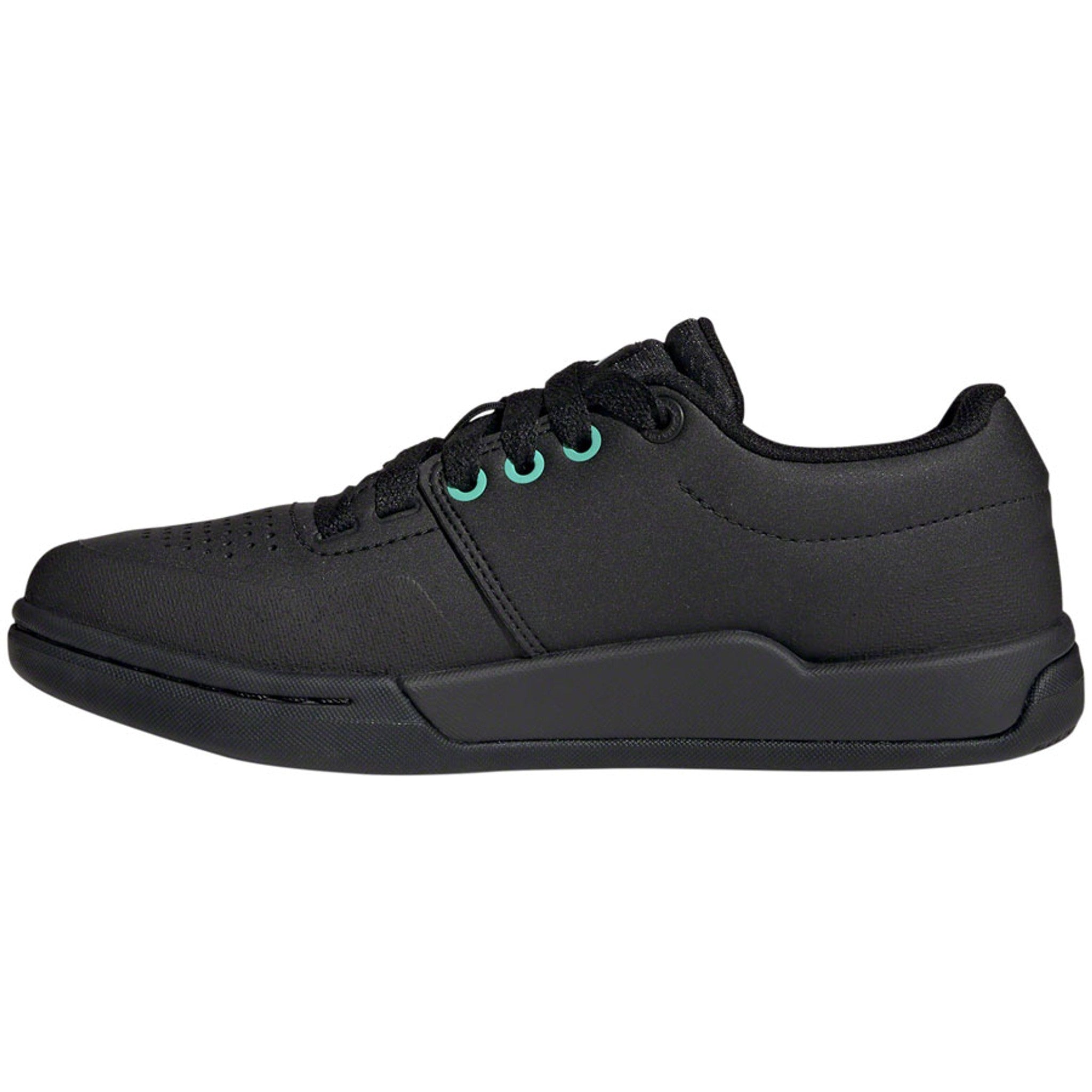 Freerider Pro Flat Shoes  -  Women's, Core Black / Crystal White / Acid Mint
