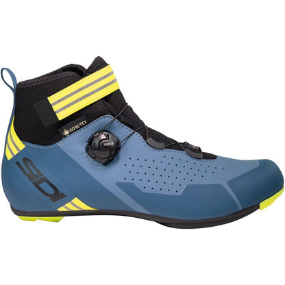 Nix Cycling Boot - Navy/Yellow Fluo
