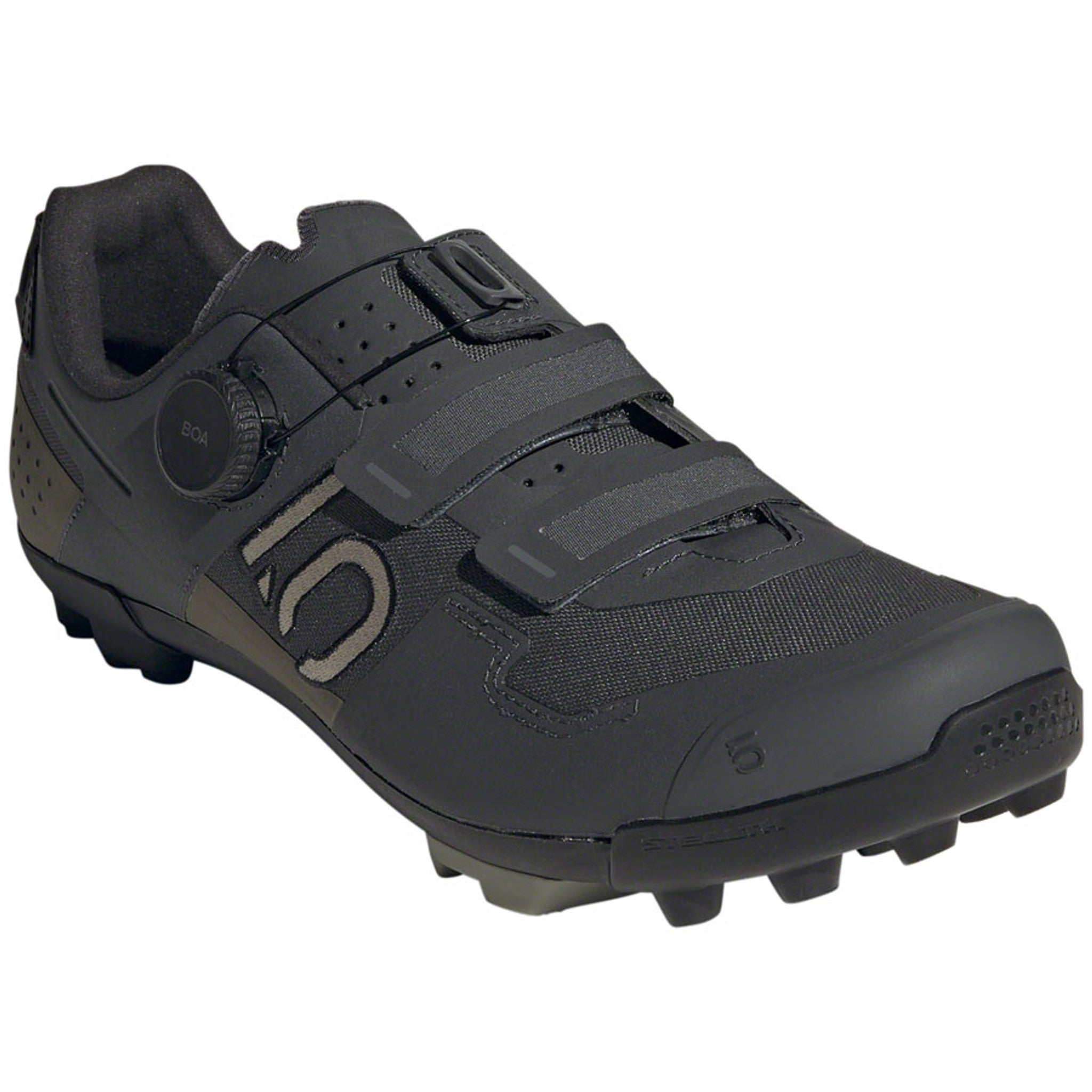 Kestrel BOA Mountain Clipless Shoes - Men's, Gray Six/Silver Pebble/Olive Strata - Kestrel BOA Mountain Clipless Shoes