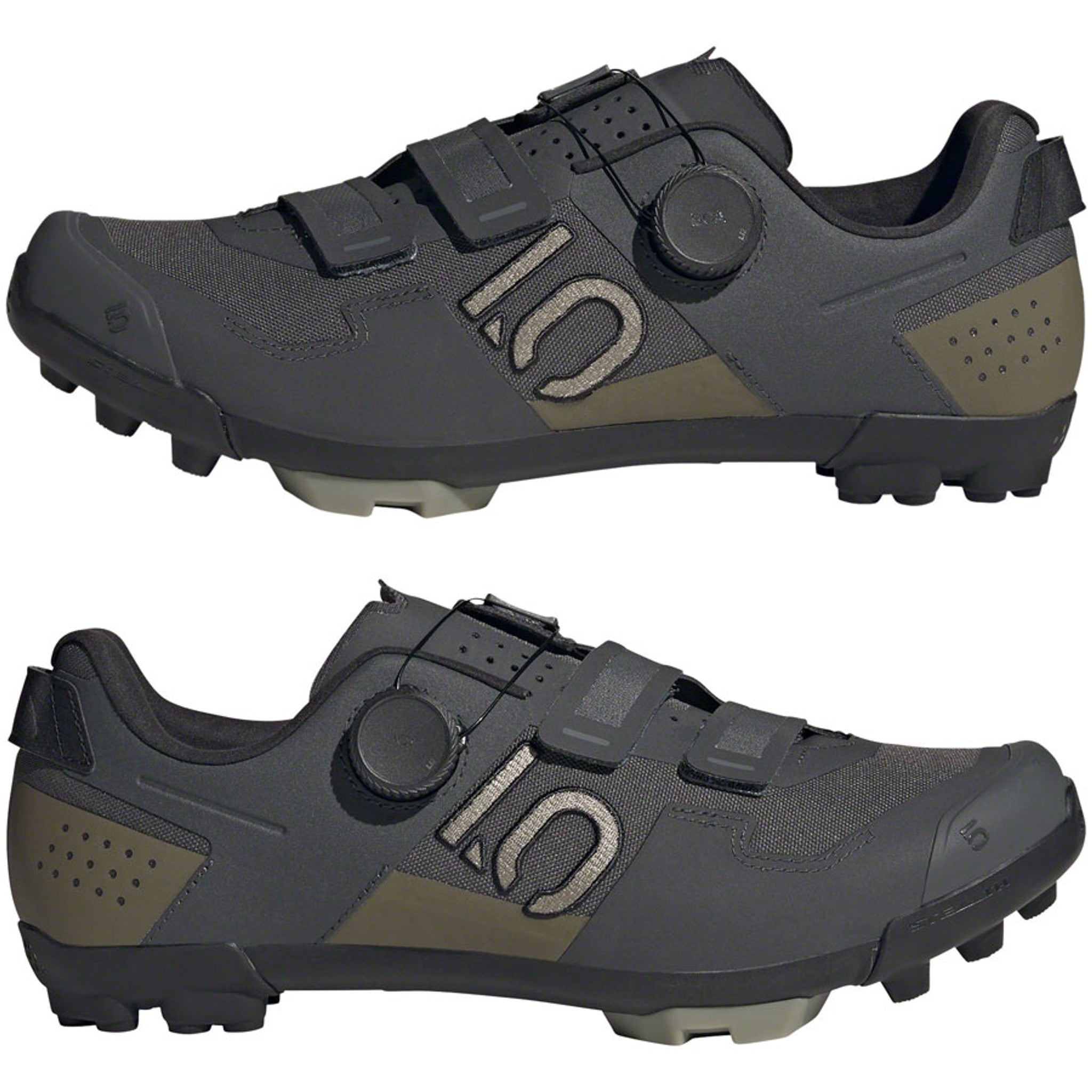 Kestrel BOA Mountain Clipless Shoes - Men's, Gray Six/Silver Pebble/Olive Strata - Kestrel BOA Mountain Clipless Shoes