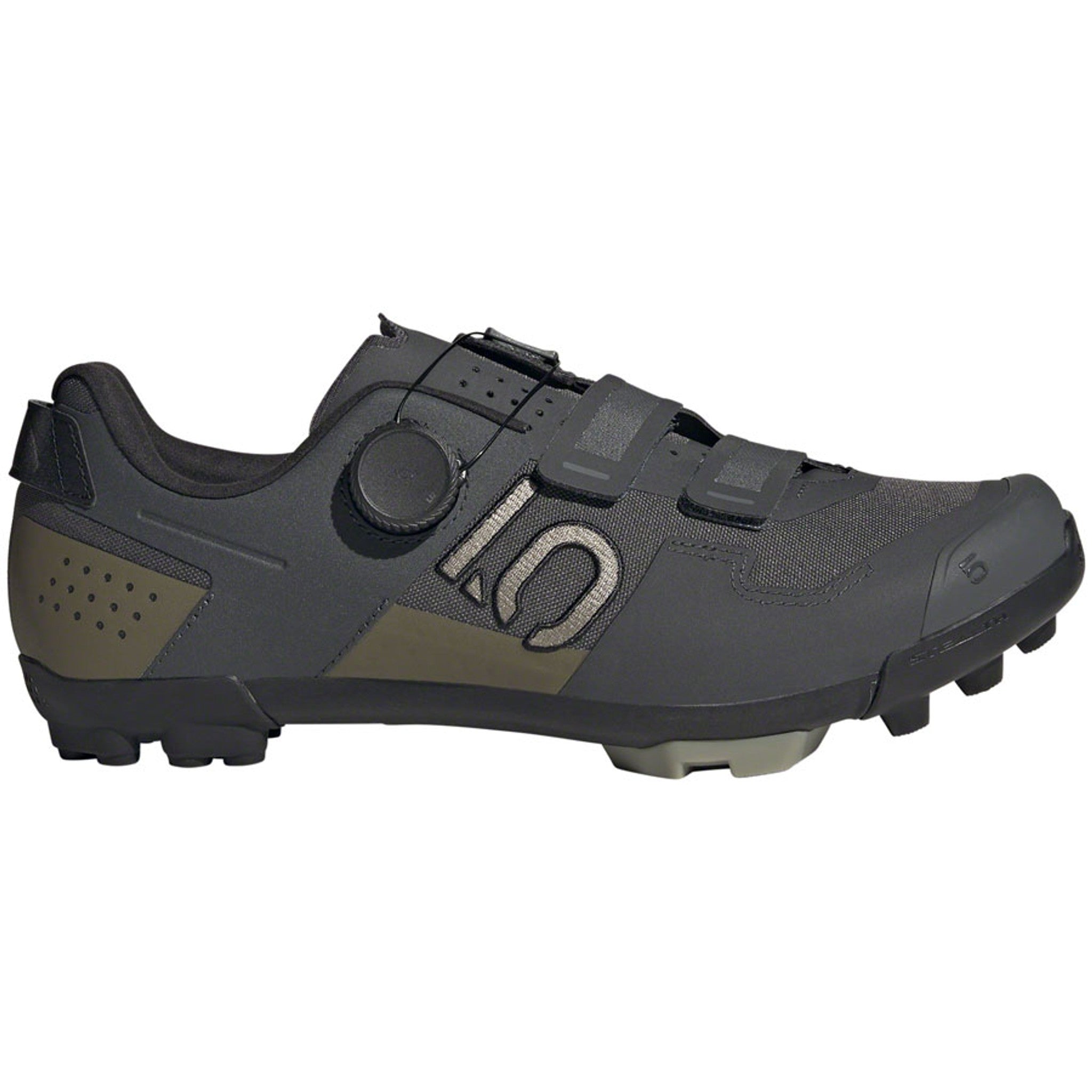 Kestrel BOA Mountain Clipless Shoes - Men's, Gray Six/Silver Pebble/Olive Strata - Kestrel BOA Mountain Clipless Shoes