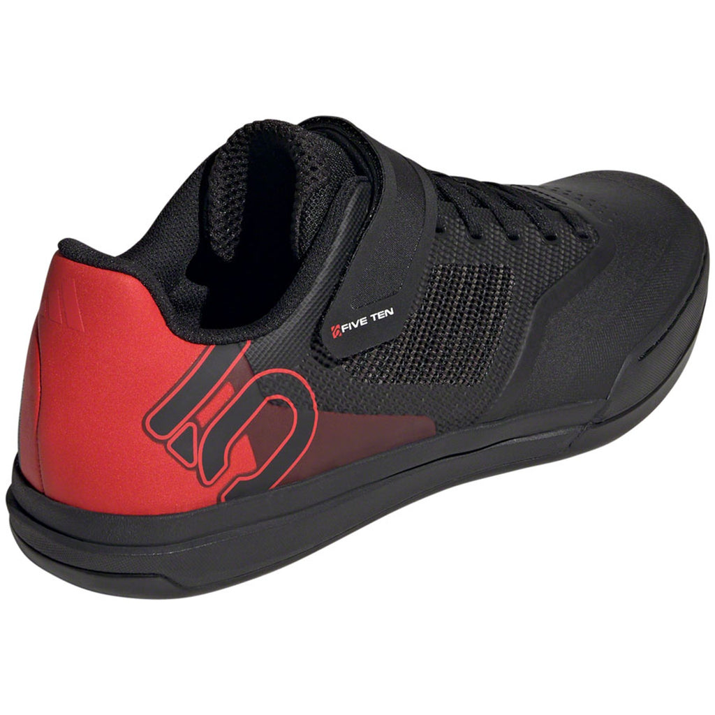 Hellcat Pro Mountain Clipless Shoes - Men's, Core Black/Core Black/Red