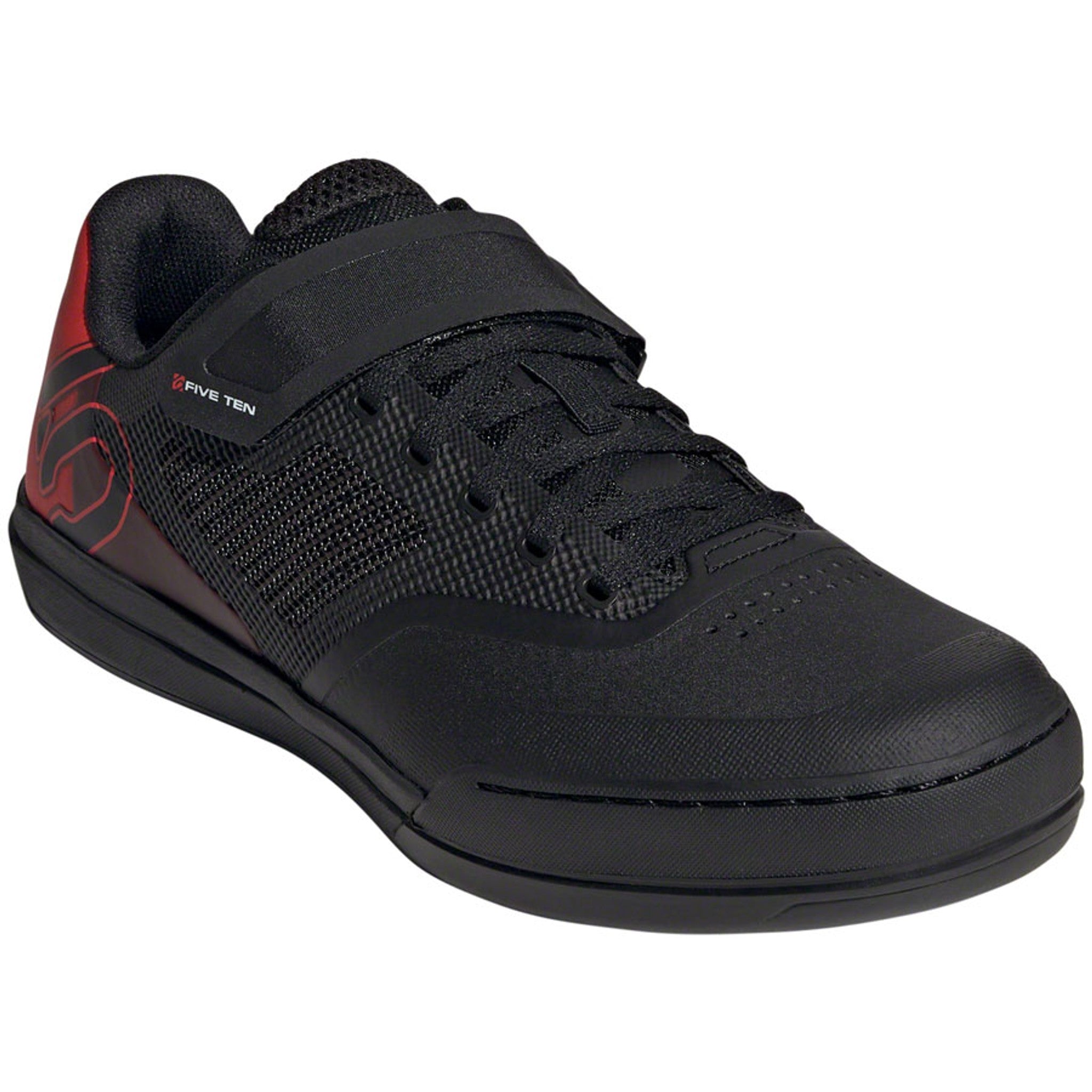 Hellcat Pro Mountain Clipless Shoes - Men's, Core Black/Core Black/Red