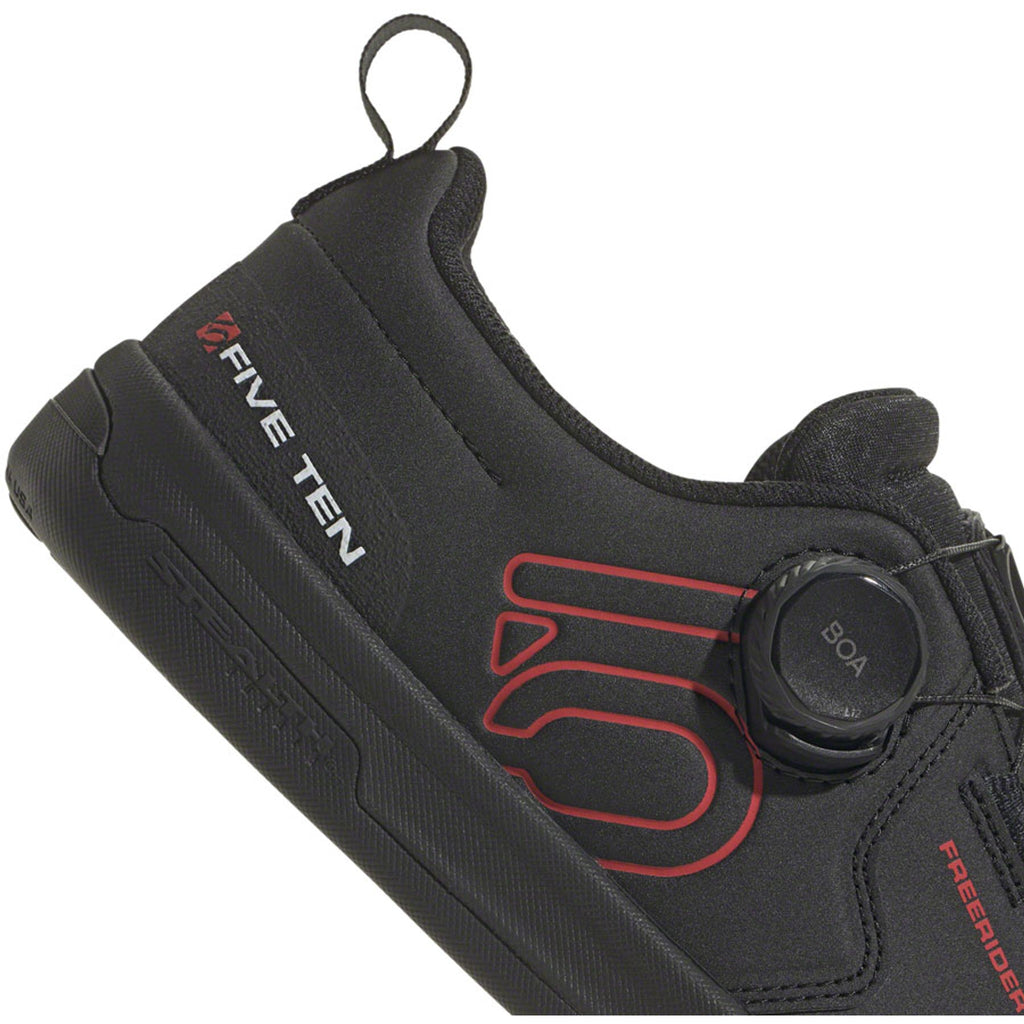 Freerider Pro BOA Flat Shoes - Men's, Core Black/Red/FTWR White