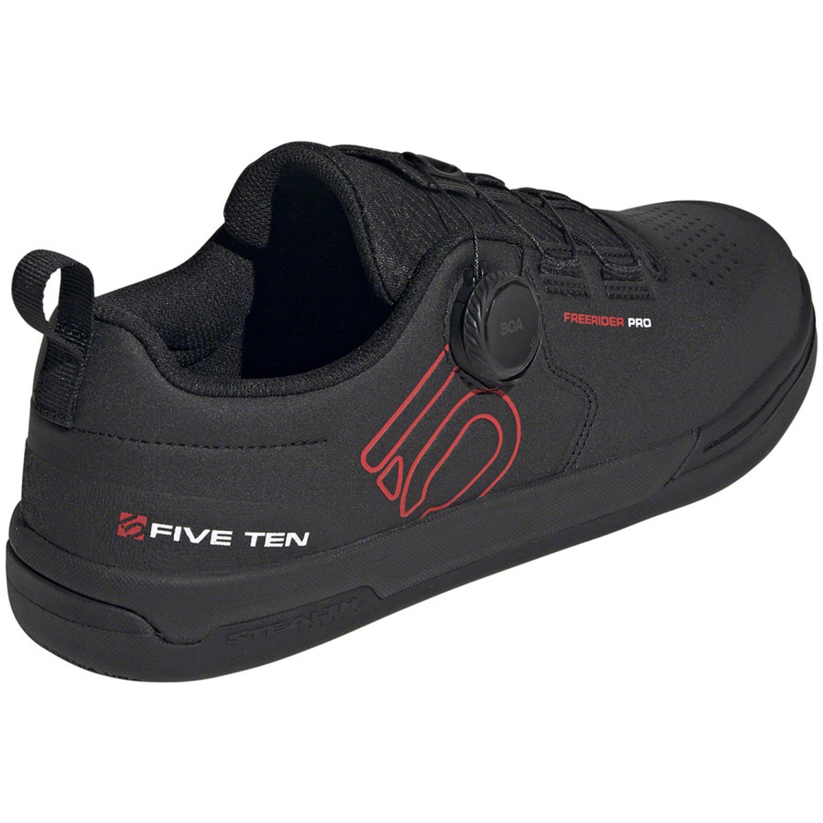 Freerider Pro BOA Flat Shoes - Men's, Core Black/Red/FTWR White