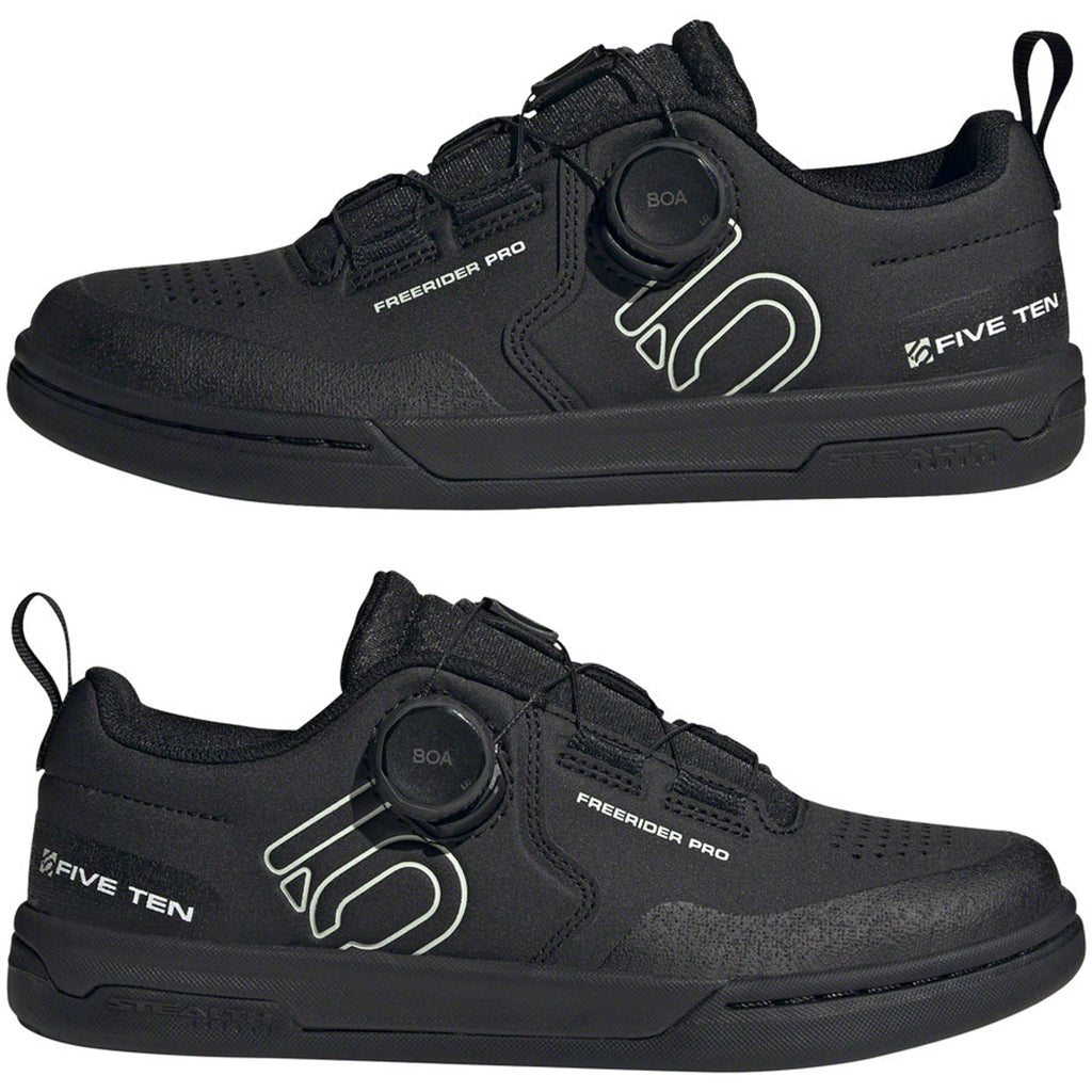 Freerider Pro BOA Flat Shoes - Women's,  Core Black/Linen Green/FTWR White