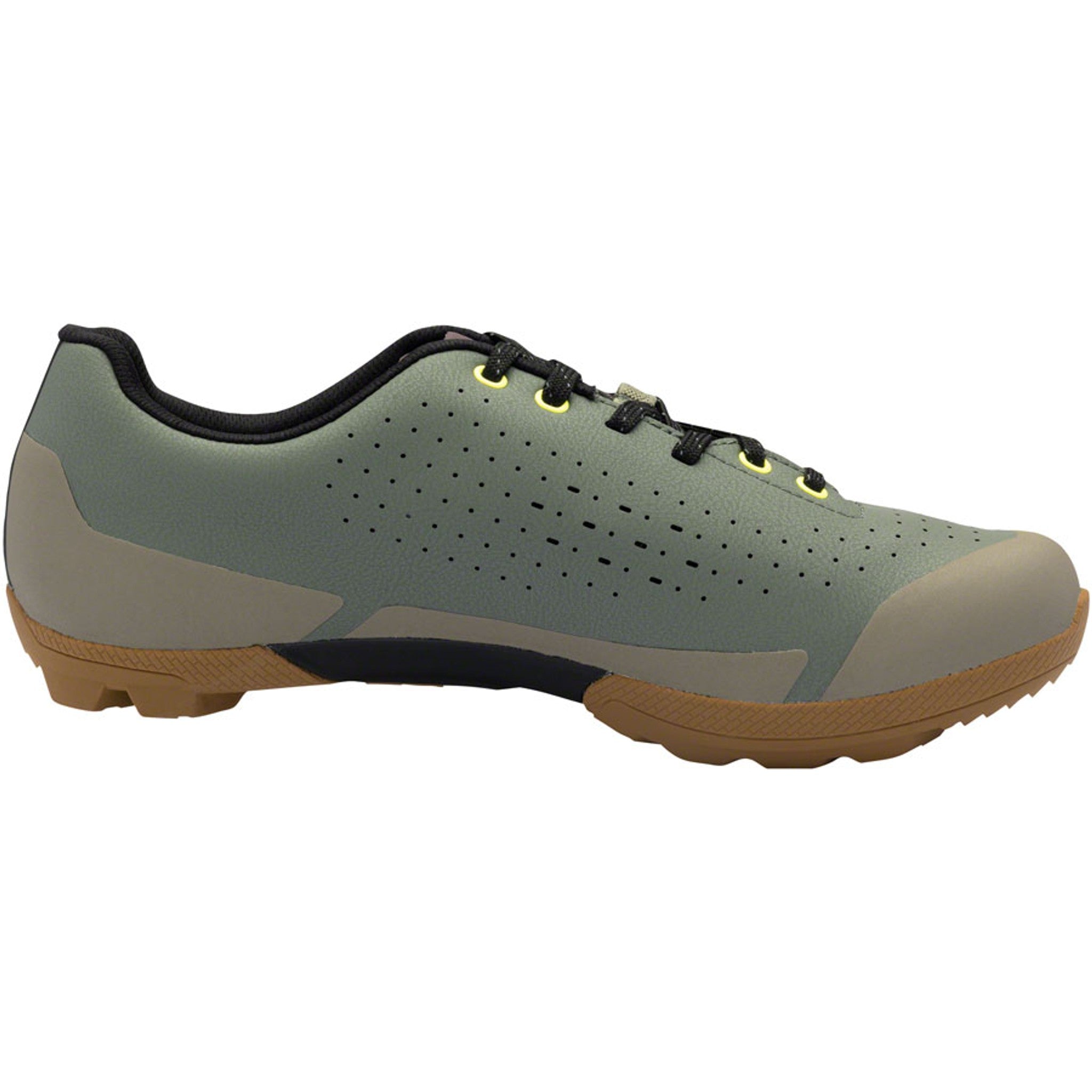 Asper Laces Gravel Shoes - Men's, Military Yellow, Millennium Fit