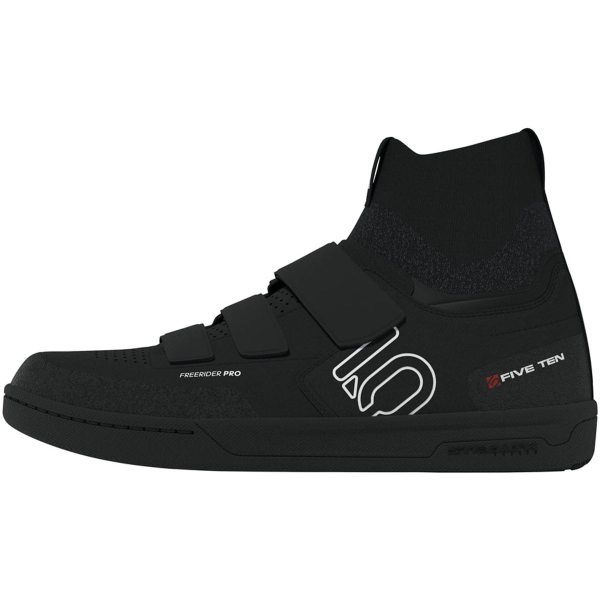 Freerider Pro Mid VCS Flat Shoes - Men's, Black / Footwear White / Carbon