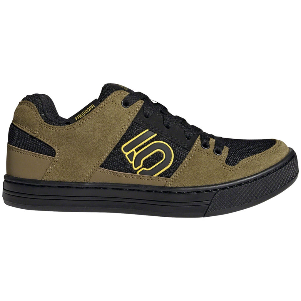Freerider Flat Shoes - Men's, Hazy Yellow / Wild Moss / Core Black