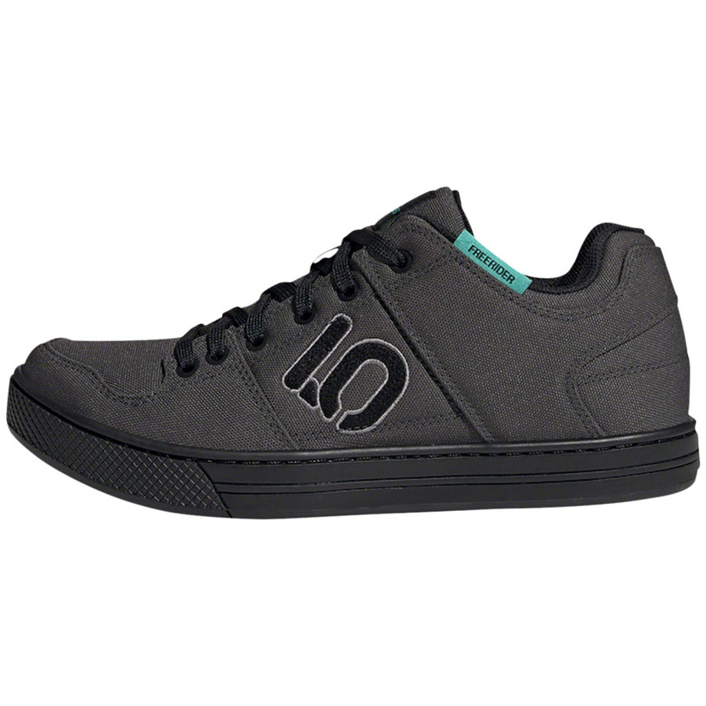 Freerider Primeblue Flat Shoes - Men's, DGH Solid Gray / Gray Three / Acid Mint, 12