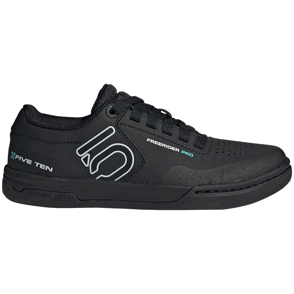 Freerider Pro Flat Shoes  -  Women's, Core Black / Crystal White / Acid Mint