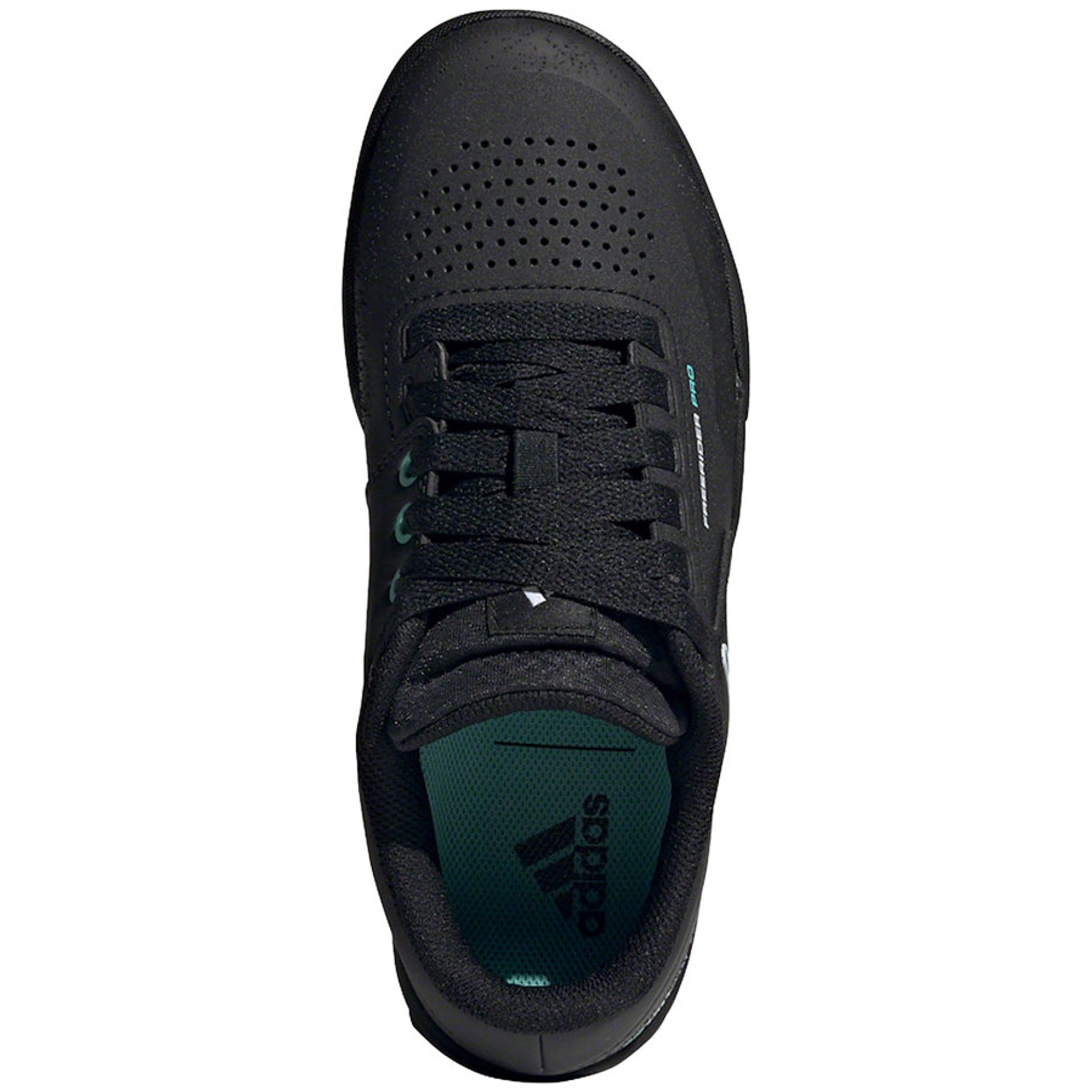 Freerider Pro Flat Shoes  -  Women's, Core Black / Crystal White / Acid Mint