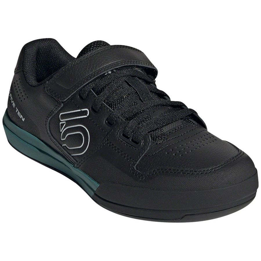 Hellcat Mountain Clipless Shoes  -  Women's, Core Black / Crystal White / Hazy Emerald