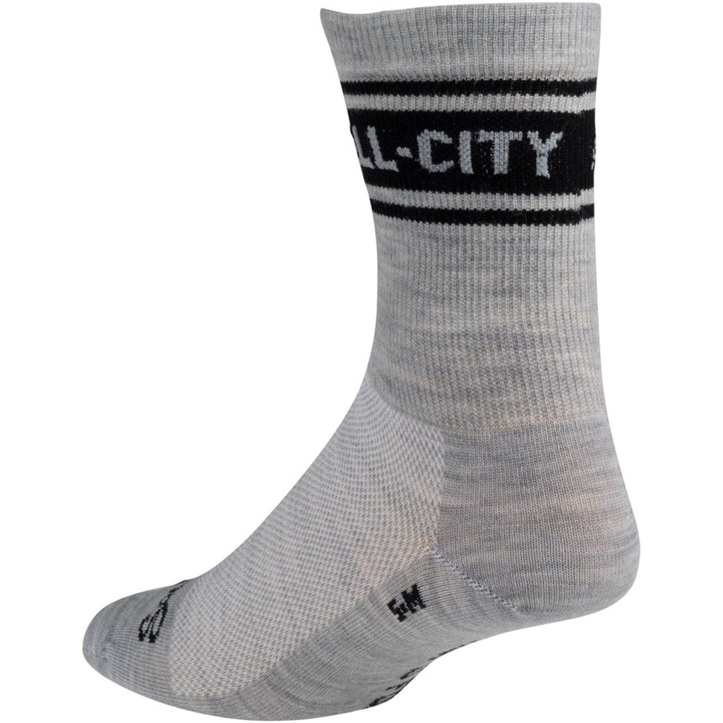 Classic Wool Sock - Gray, Black, Small/ Medium
