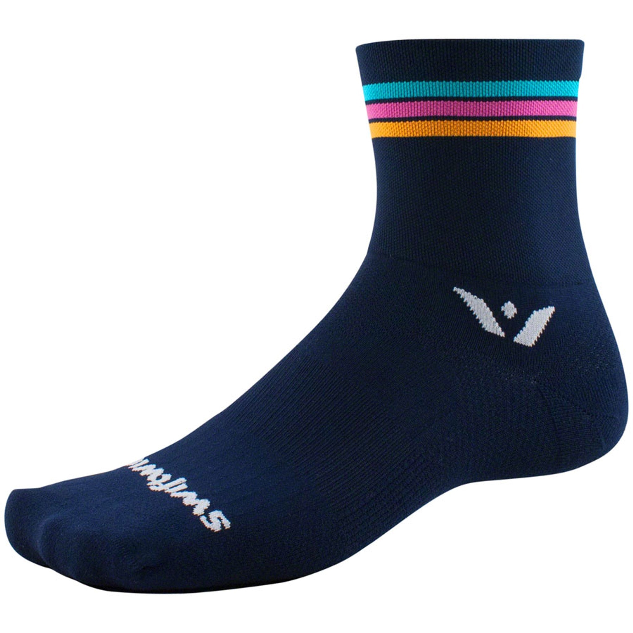Aspire Quarter Crew High Socks