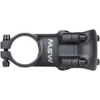 31.8 X 25 Degree Stem - 31.8 Clamp - +/-25 - 1-1/8" - Aluminum - Black