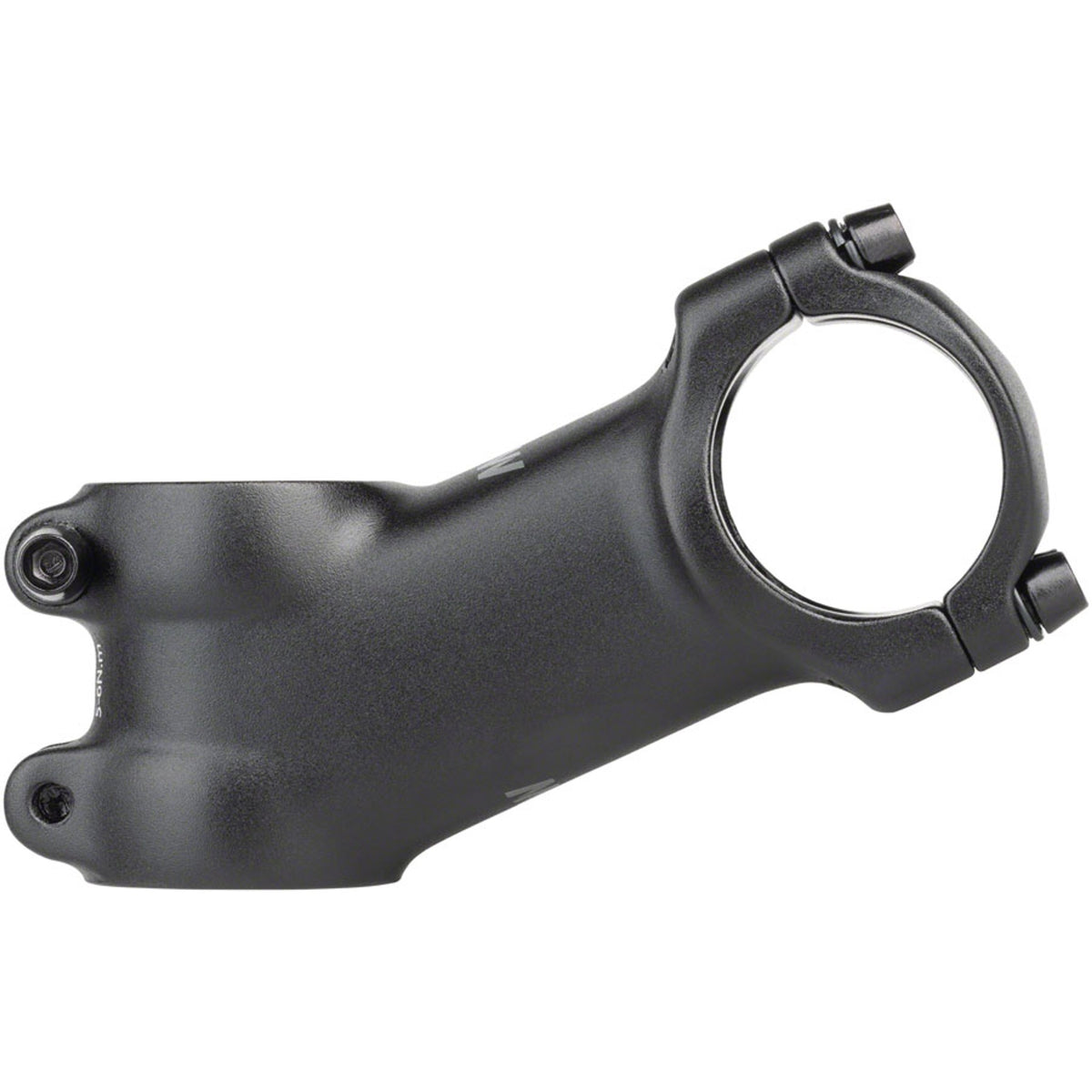 31.8 X 25 Degree Stem - 31.8 Clamp - +/-25 - 1-1/8" - Aluminum - Black