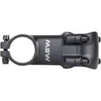 31.8 X 25 Degree Stem - 31.8 Clamp - +/-25 - 1-1/8" - Aluminum - Black