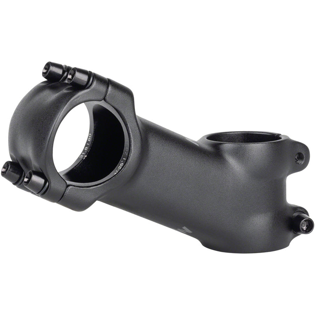 31.8 X 25 Degree Stem - 31.8 Clamp - +/-25 - 1-1/8" - Aluminum - Black