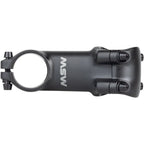 31.8 X 25 Degree Stem - 31.8 Clamp - +/-25 - 1-1/8" - Aluminum - Black