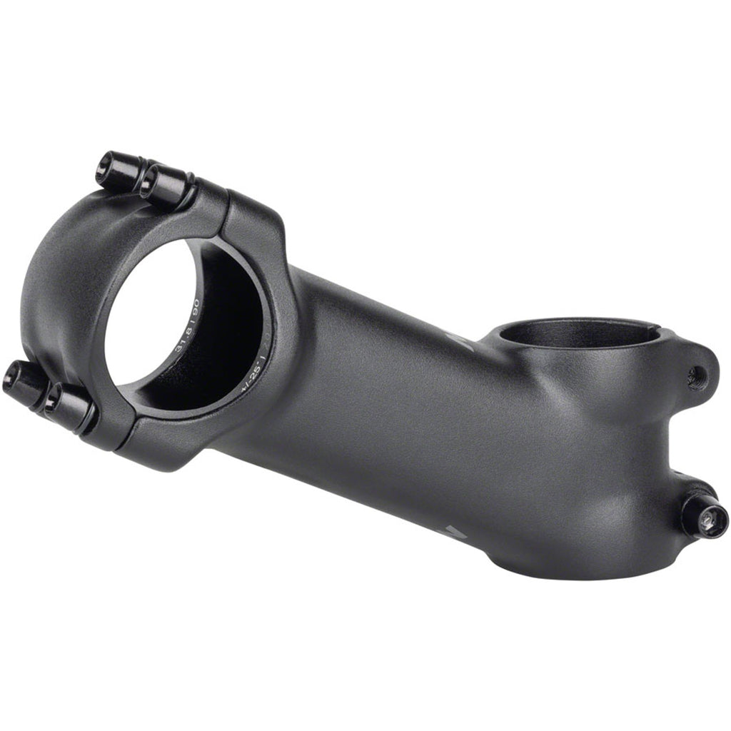 31.8 X 25 Degree Stem - 31.8 Clamp - +/-25 - 1-1/8" - Aluminum - Black