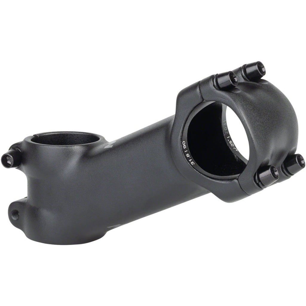 31.8 X 25 Degree Stem - 31.8 Clamp - +/-25 - 1-1/8" - Aluminum - Black