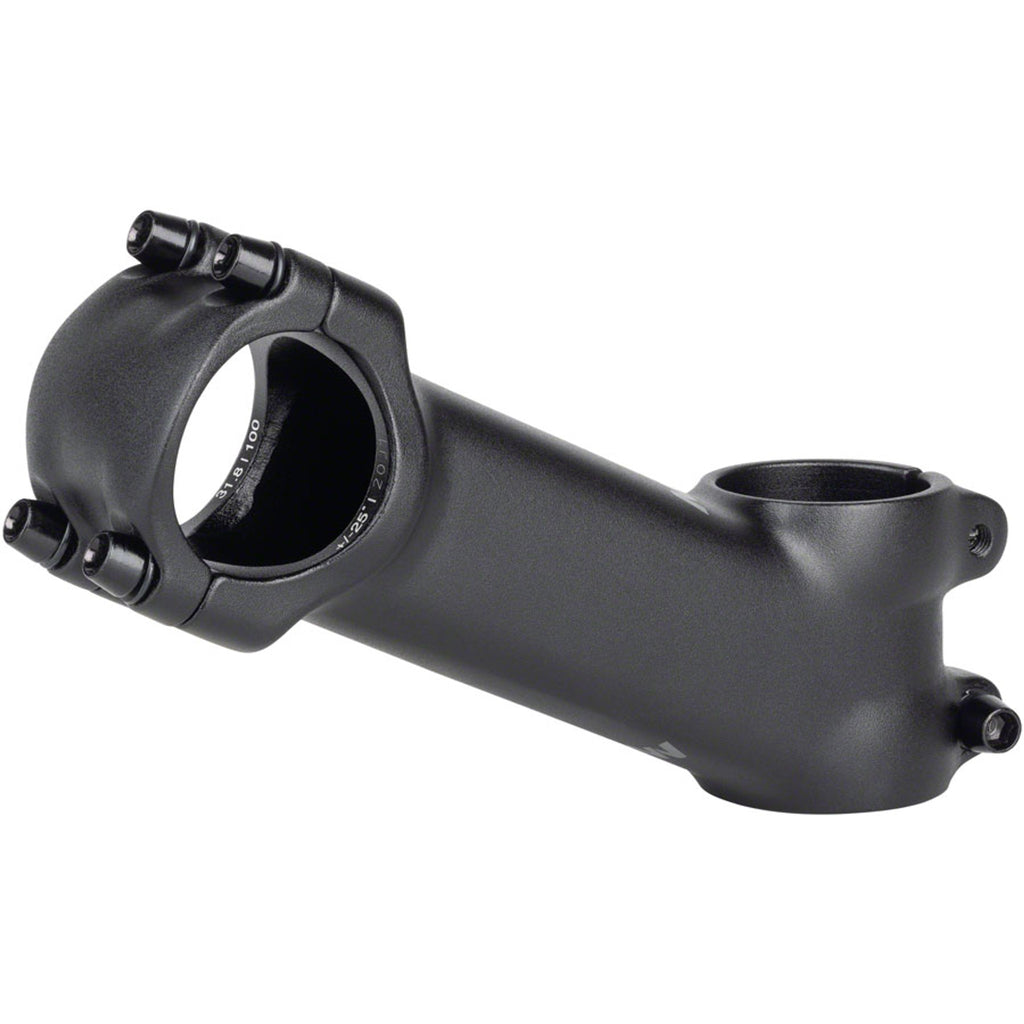31.8 X 25 Degree Stem - 31.8 Clamp - +/-25 - 1-1/8" - Aluminum - Black