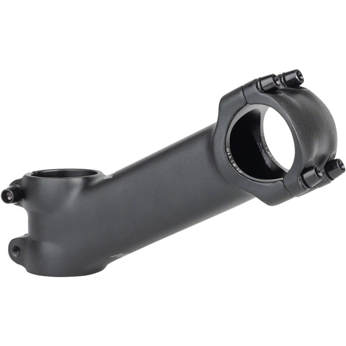 31.8 X 25 Degree Stem - 31.8 Clamp - +/-25 - 1-1/8" - Aluminum - Black