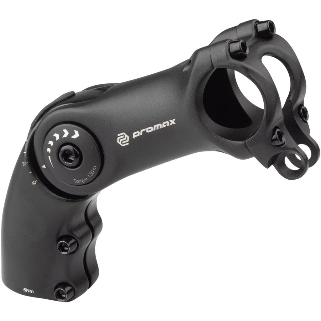 MA-504L 31.8mm, Length 100mm, Adjustable Threadless w/Light Mount Black
