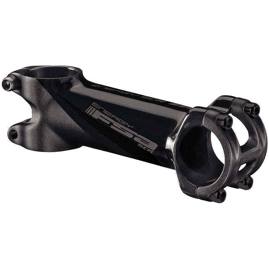 FSA Energy SCR Stem, 31.8mm Clamp Diameter, 130mm Length, ±6° Angle, Smart Cable Routing (SCR) – Alloy